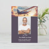 Celebration of Life Service  Pilot Flying Sunset 招待状 (スタンド正面)