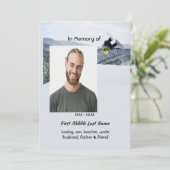 Celebration of Life Service  Snowboarding Winter 招待状 (スタンド正面)