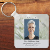  Celebration of Life  Snowdrop Flowers キーホルダー (正面)