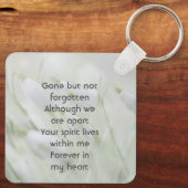  Celebration of Life  Snowdrop Flowers キーホルダー (裏面)