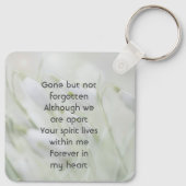  Celebration of Life  Snowdrop Flowers キーホルダー (裏面)