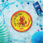 Celebration Year of the Horse Chinese New Year ペーパープレート (パーティー)