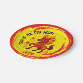 Celebration Year of the Horse Chinese New Year ペーパープレート (アングル)