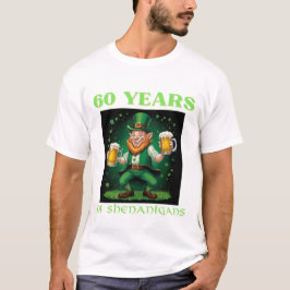 Celebratory Saint Patrick's 60th Birthday Mileston Tシャツ