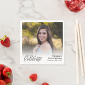 CelebreFull写真パーソナライズされた スタンダードカクテルナプキン (インサイチュ)