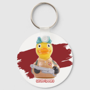 CelebriDucksのゴム製アヒルGooseBusters キーホルダー