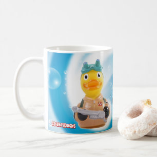 CelebriDucks Goosebustersのゴムアヒル コーヒーマグカップ