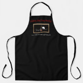 Celebrity Chef Chasky's "Infused Cuisine" Apron エプロン (正面)