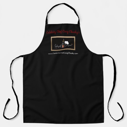 Celebrity Chef Chasky's "Infused Cuisine" Apron エプロン (正面)