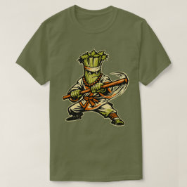 Celery Bo Staff Master — Vintage Retro Weapon Figh Tシャツ