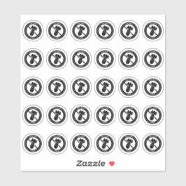 Celery Free Wedding Place Card Mini Food Allergy シール