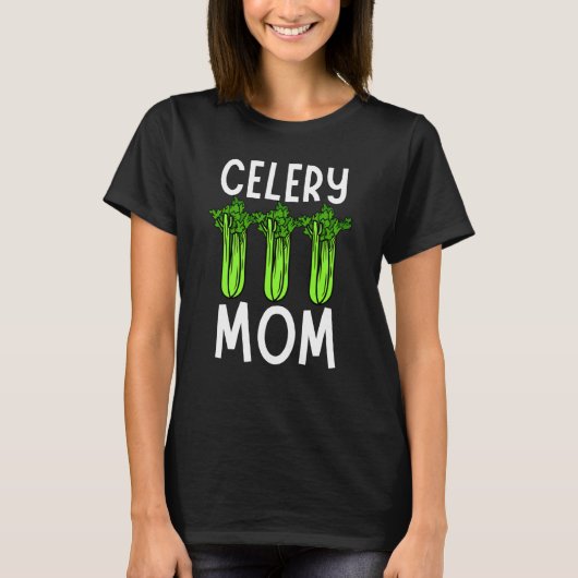 Celery Mom Vegetable Mothers' Day Gardener  1 Tシャツ (正面)