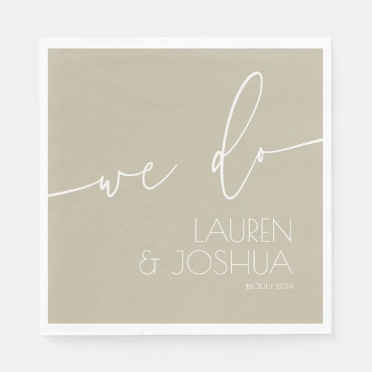 Celery Powder ・スクリプ結婚トの スタンダードランチョンナプキン (正面)