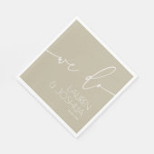 Celery Powder ・スクリプ結婚トの スタンダードランチョンナプキン (角)