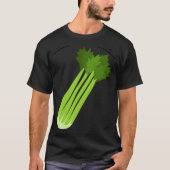 Celery Squad Ironic Saying Leek Vegetable Food Tシャツ (正面)