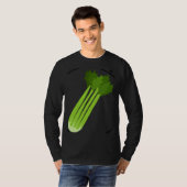 Celery Squad Ironic Saying Leek Vegetable Food Tシャツ (正面フル)
