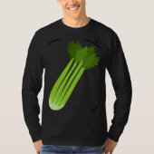 Celery Squad Ironic Saying Leek Vegetable Food Tシャツ (正面)
