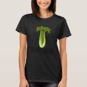 Celery Squad Vegetable Fan Ironic Leek Tシャツ (正面)