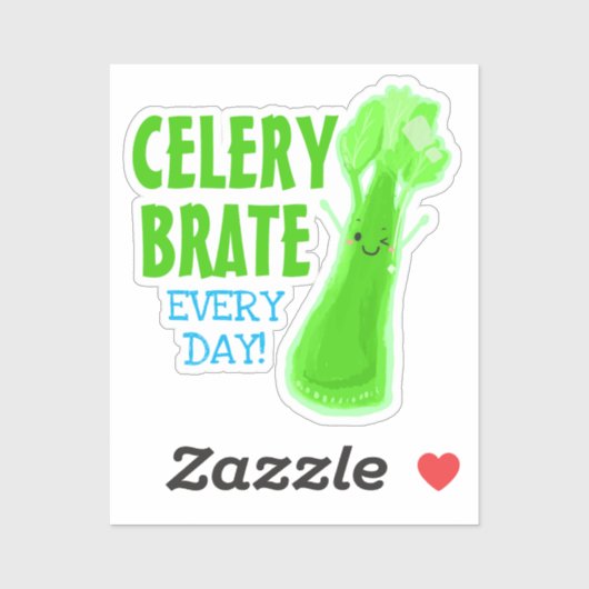 Celerybrate Every Day - Punny Garden シール (シート)