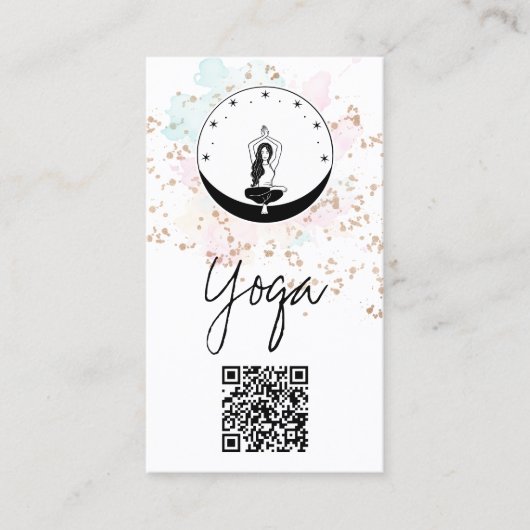 *~* CelesQR tial AP33 Rainbow Spiritual Chakra 名刺 (正面)