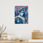 Celesta Fantasy Art Celestial Fairy ポスター (キッチン)