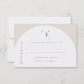 CELESTEボホムーン&スターズテラコッタRSVP 招待状 (正面)