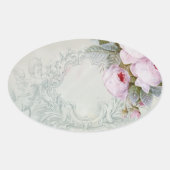 CELESTE背景 楕円形シール (正面)