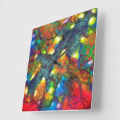 CELESTE de Christèle Chabrette スクエア壁時計 (傾斜)