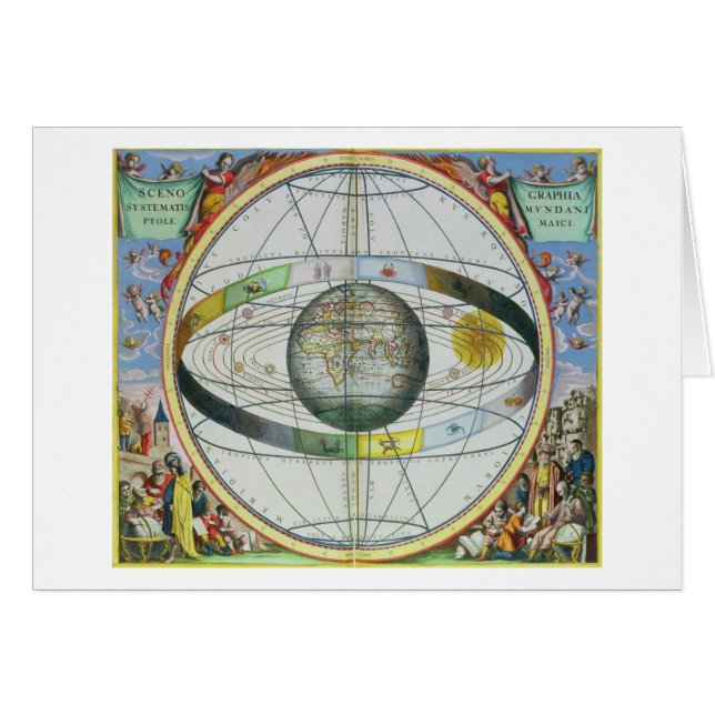 「Celestiからのキリスト教の星座の地図、 (正面横)