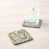 「Celestiaからの南半球の地図、 コースター (右側)