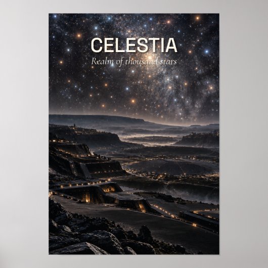Celestia — Stellar Observatory World ポスター (正面)