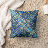 Celestial-Abstract Geometric Pattern クッション (ブランケット)