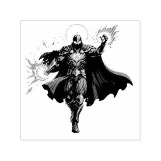 Celestial Arc Knight – Blue Energy Ascension セルフインキングスタンプ