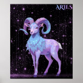 Celestial Aries – Astrology Art ポスター (正面)