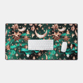 Celestial Astrology – Malachite Green デスクマット (キーボード&マウス)