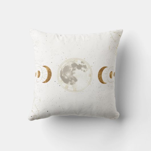 Celestial Astrology Pattern | Personalized Zodiac  クッション (裏面)