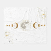 Celestial Astrology Pattern |Wrapping Paper フリースブランケット (正面(横))