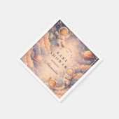 Celestial Astronaut Neutral Space Baby Shower スタンダードカクテルナプキン (角)