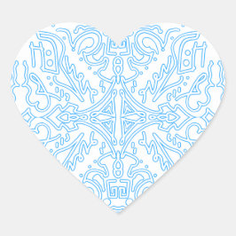 Celestial Azure Tide ハートシール