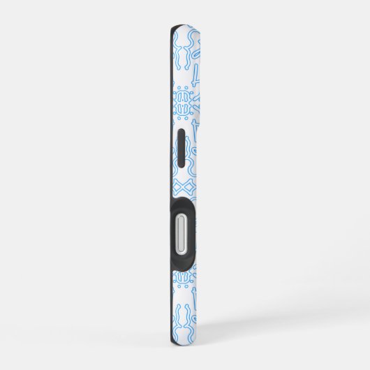 Celestial Azure Tide iPhone 16ケース (右側面)