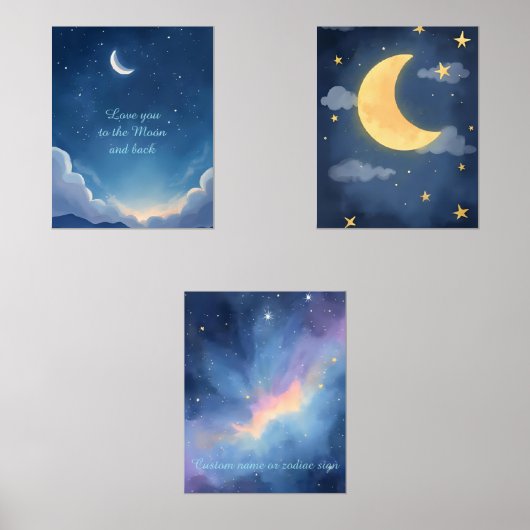 Celestial Baby Nursery Room Decor (正面)