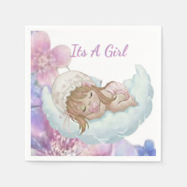 Celestial Baby shower  スタンダードカクテルナプキン