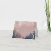 Celestial Baby Shower Thank You Card | Gold Moon サンキューカード (裏面)