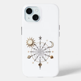 Celestial Balance Mandala iPhone / iPad case iPhone 15ケース
