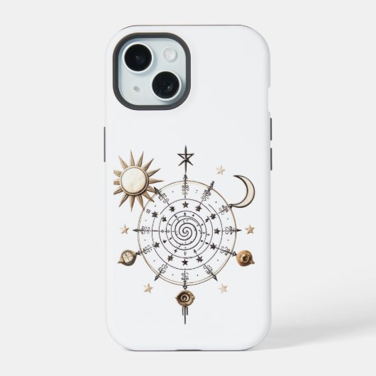 Celestial Balance Phone Case iPhone 15ケース (裏面)