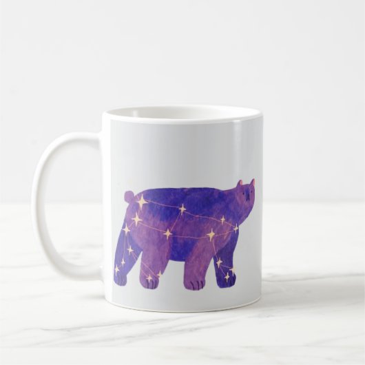 Celestial Bear Whimsical Mug コーヒーマグカップ (左)