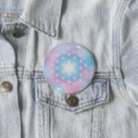 Celestial Bloom – Sacred Geometry 缶バッジ<br><div class="desc">Celestial Bloom – Sacred Geometry Button A soft pastel interpretation of the Flower of Life set against a celestial background. This delicate geometric design blends turquoise, violet and rose tones to create a calm and harmonious aesthetic. Perfect for jackets, bags or accessories, adding a subtle touch of sacred geometry and...</div>