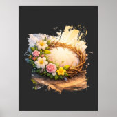 Celestial Blooming Crown of Thorns 3D Papercut ポスター (正面)