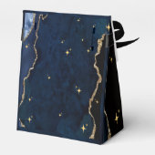  Celestial Blue Quinceanera Midnight Stars Moon  フェイバーボックス (裏面サイド)