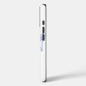 Celestial Blue Tree of Life Line Art: Geometric Case-Mate iPhoneケース (裏面 / 左)